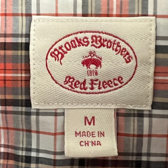 Brooks Brothers Red Fleece Button Down Shirt - Picture 3 of 3